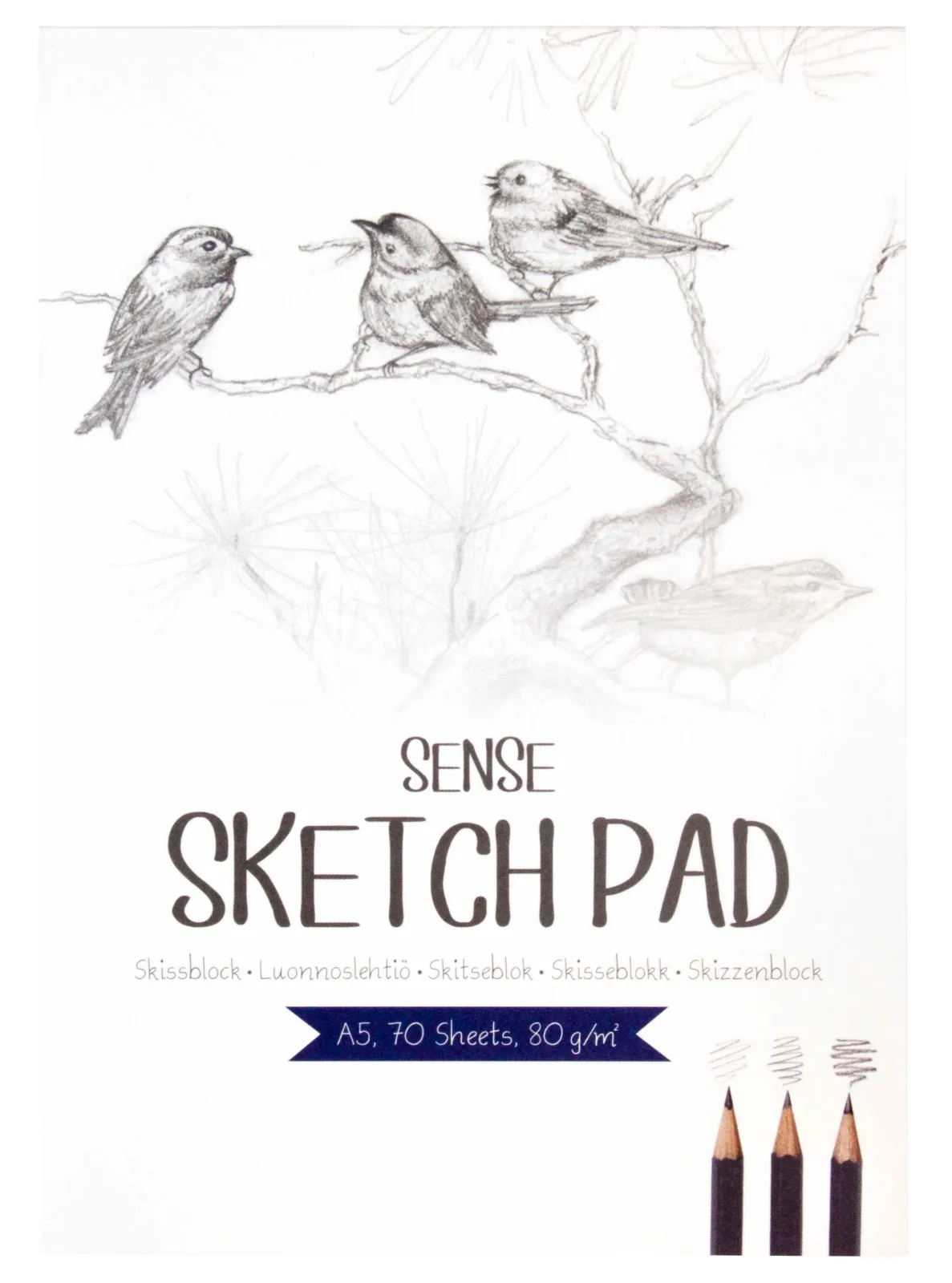 SENSE ARTIST SKITSEBLOK A5 80 G / 70 BL.