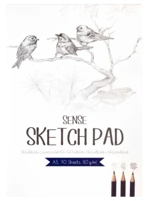 SENSE ARTIST SKITSEBLOK A5 80 G / 70 BL.