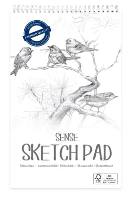 SENSE ARTIST SKETCHBLOK A5 140 G / 60 BL. FSC 