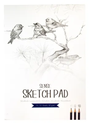 SENSE ARTIST SKITSEBLOK A4 80 G / 70 BL. 