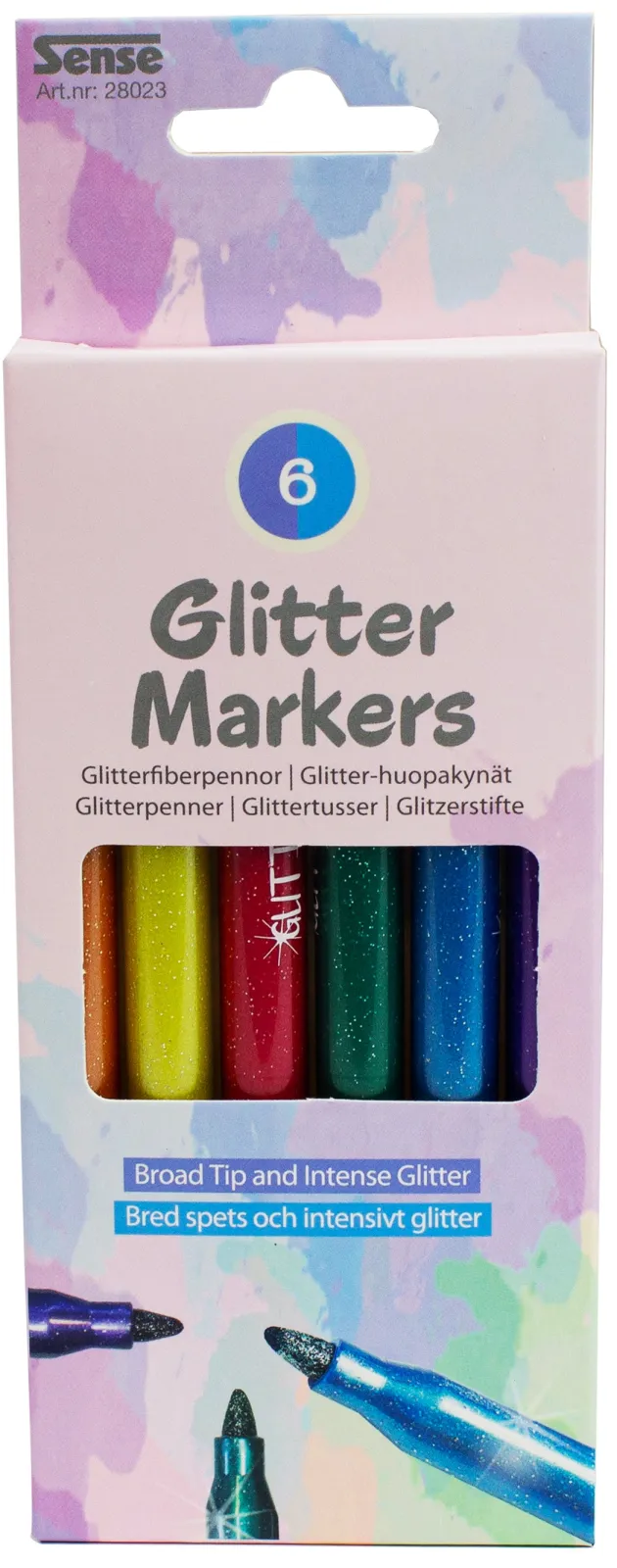 GLITTERTUSSER 6 STK.