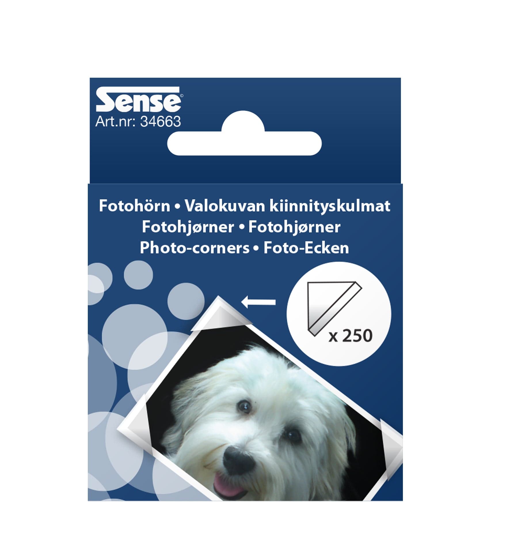 FOTOHJØRNER 250 STK.