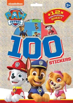 STICKERSSÆT HOLOGRAM 100 STK. / 12 TEGNINGER PAWPATROL