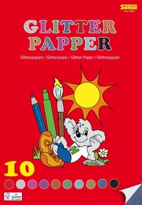 GLITTERPAPIR FSC A4