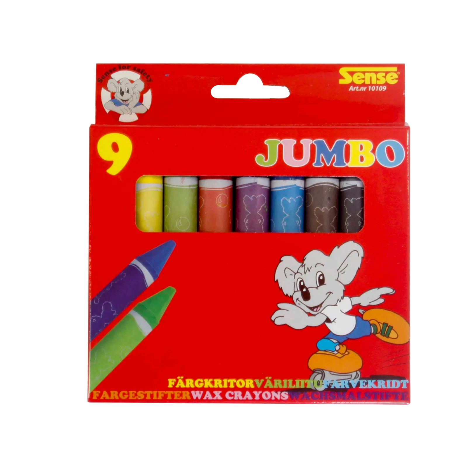 CRAYONER JUMBO 9 STK.