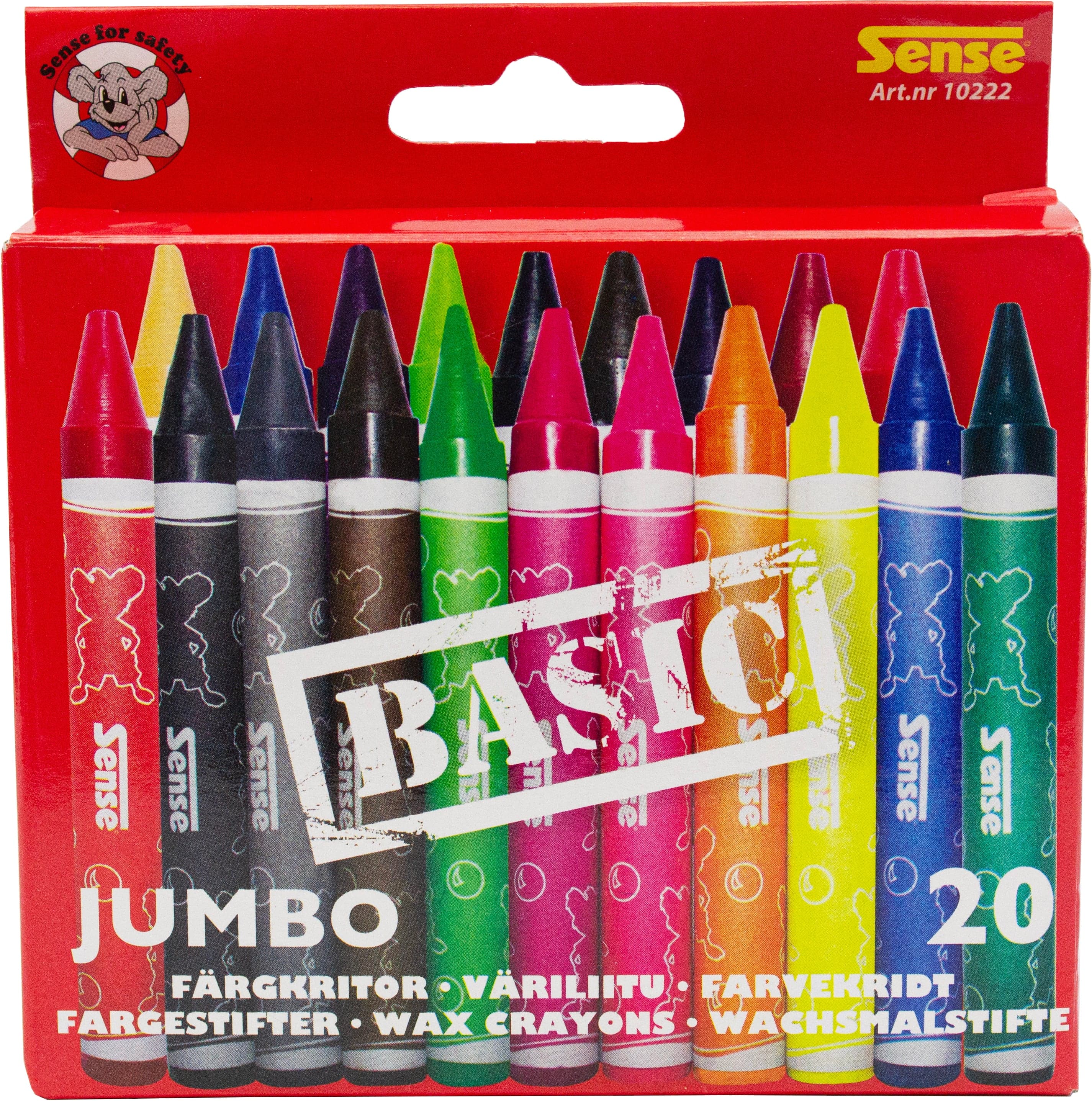 FEDTFARVER JUMBO 20 STK. BASIC