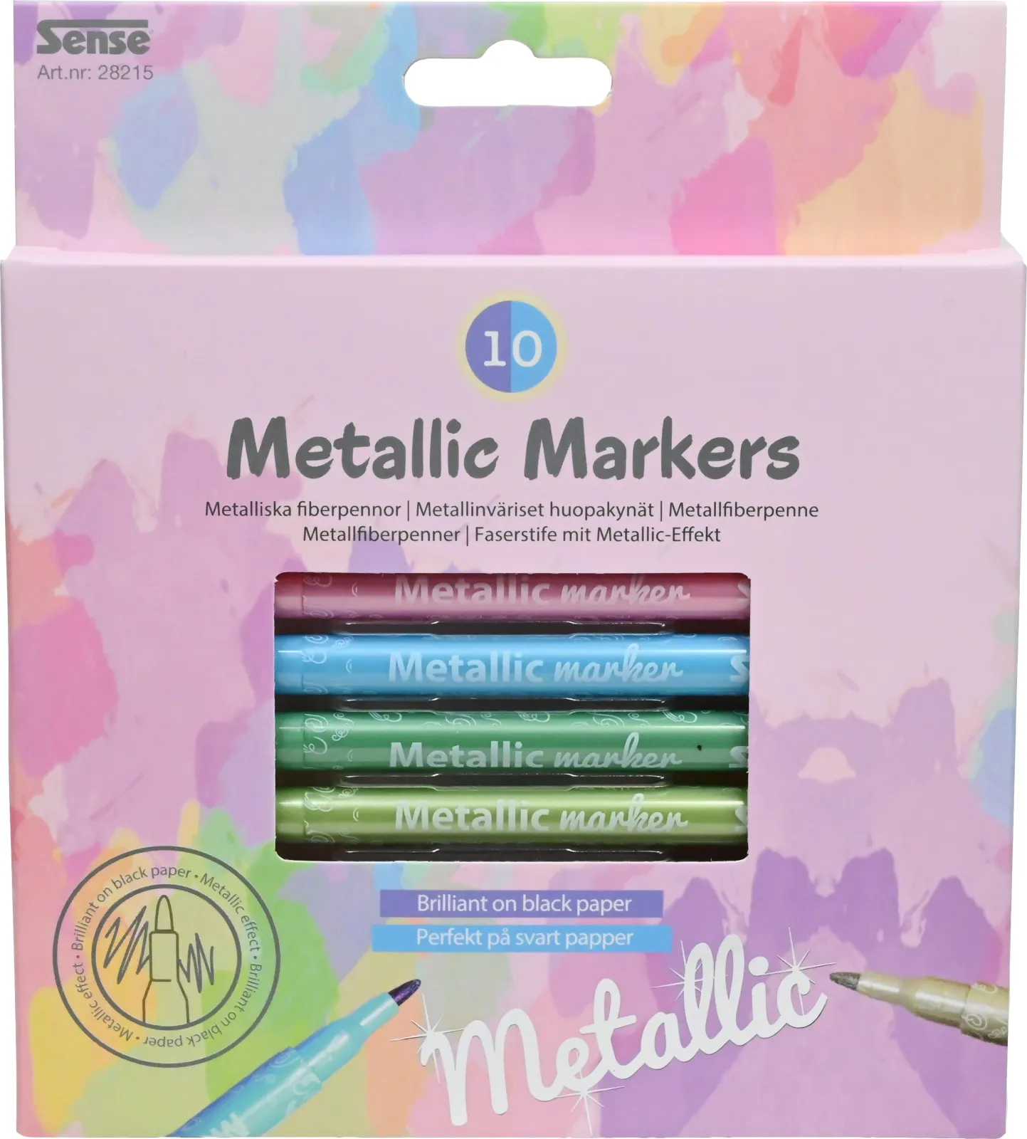 METALIC TUSSER 10 STK.