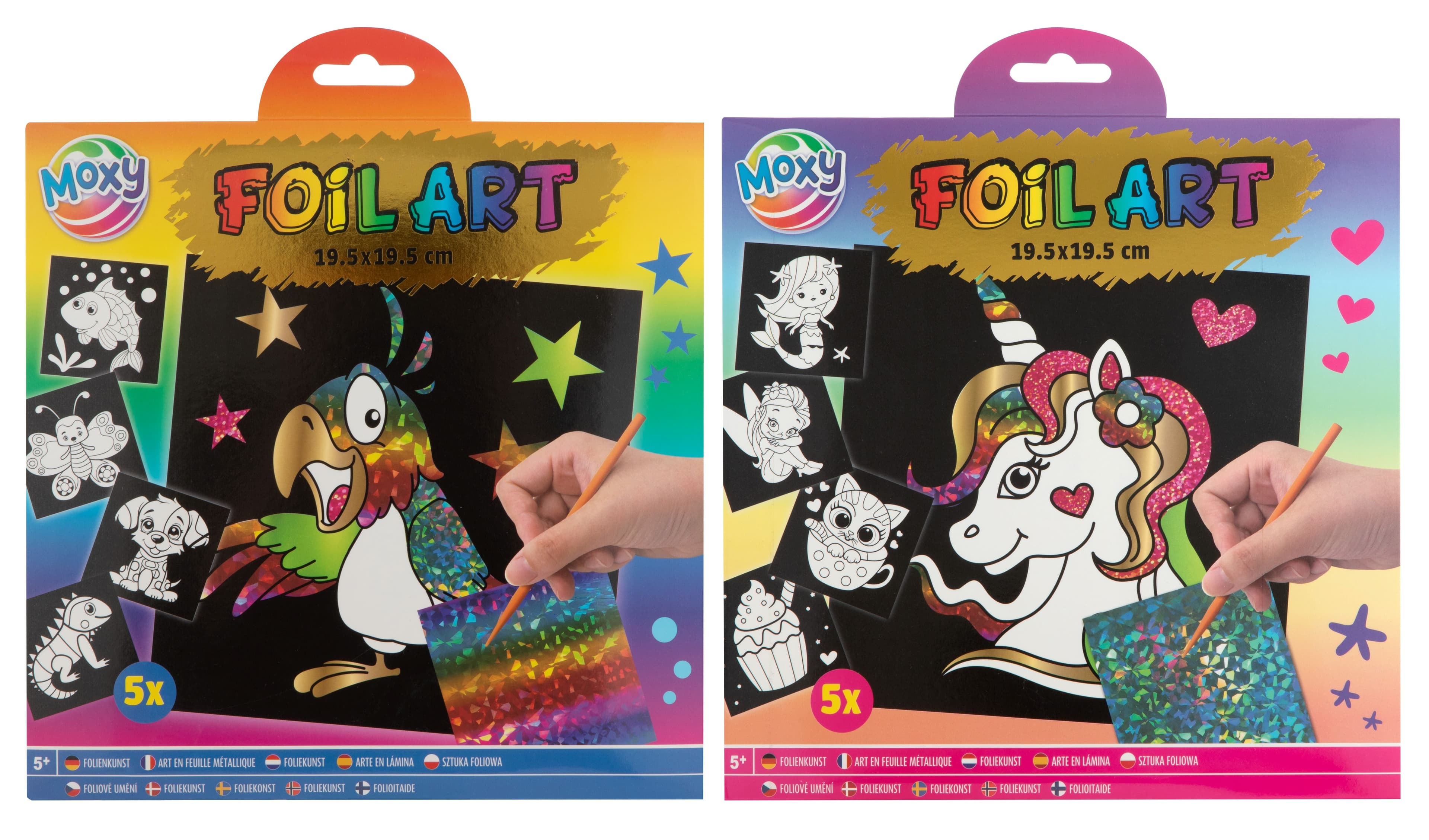 FOIL ART KORT 2 ASS.