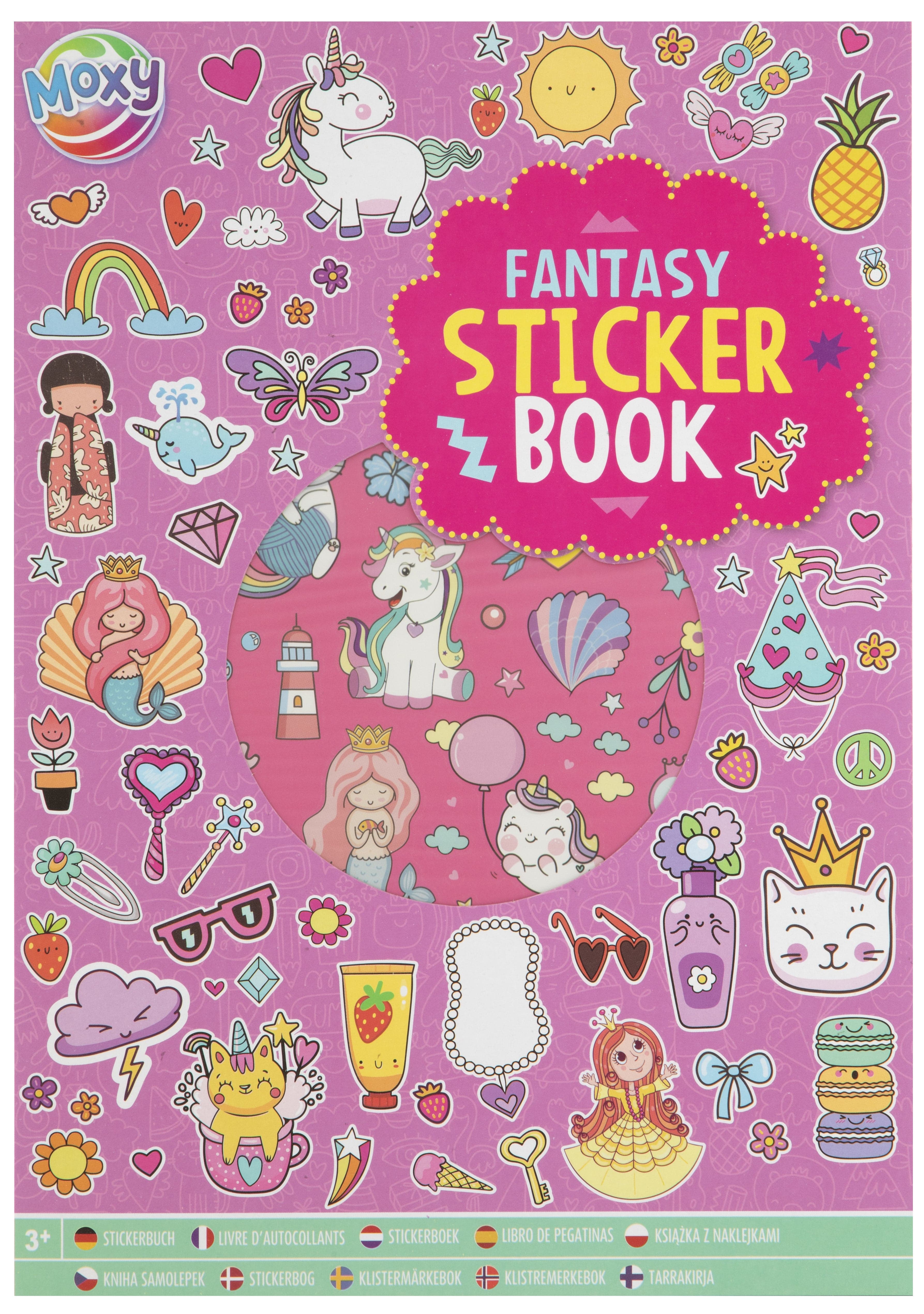 STICKERS BOOK A4 8 SIDER 3 ASS.