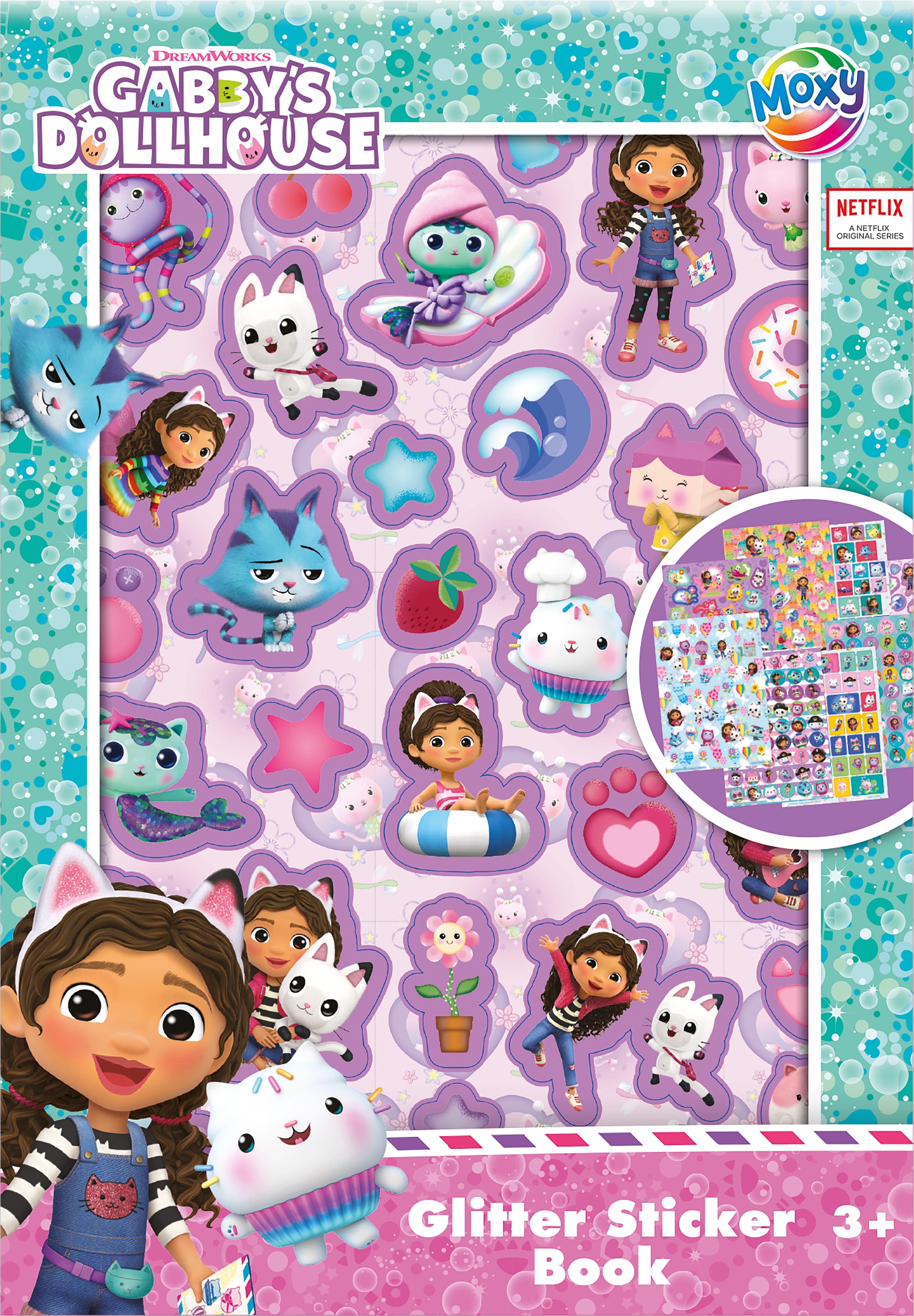 GABBY GLITTER STICKER BOG A5