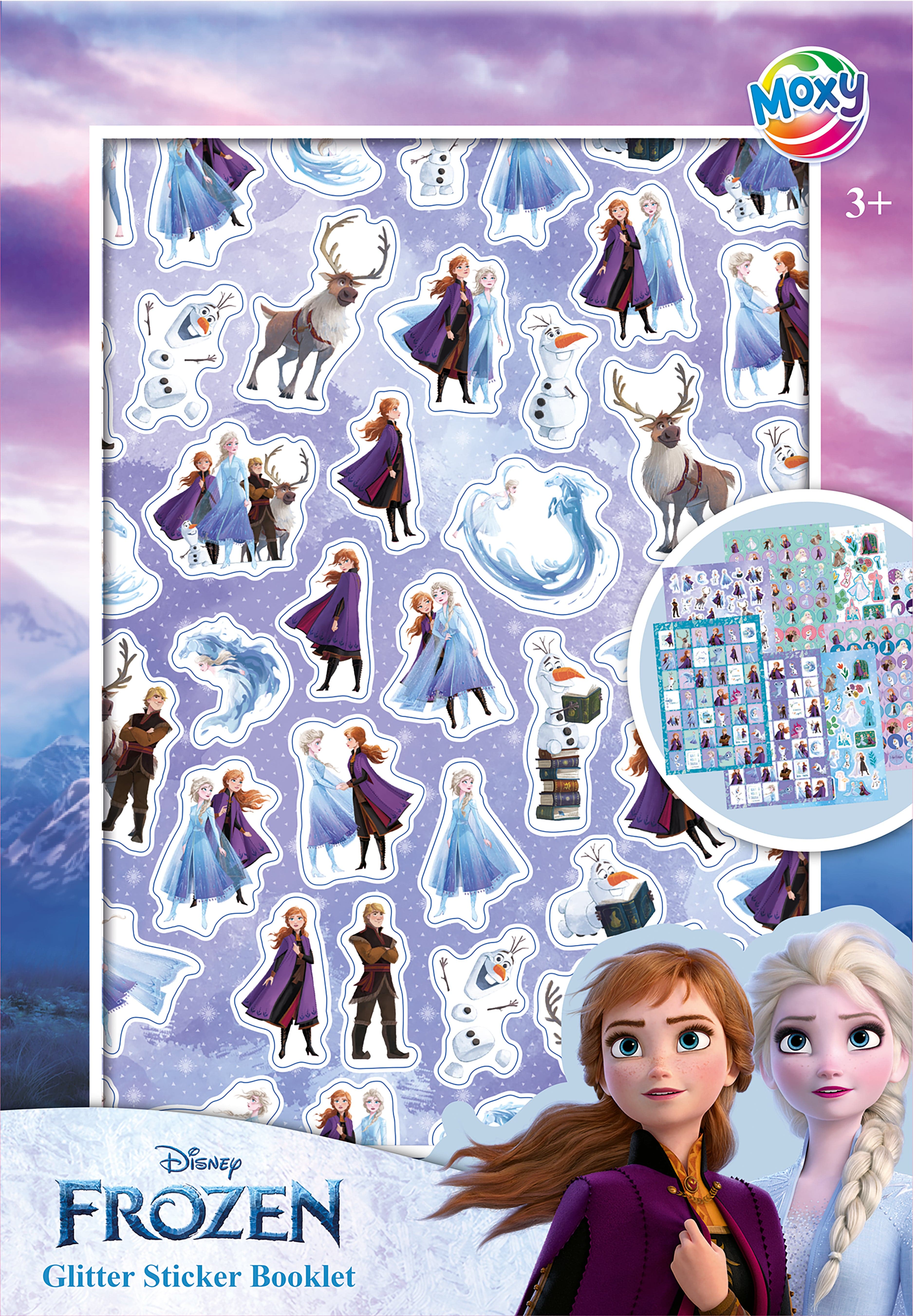FROZEN GLITTER STICKER BOG A5