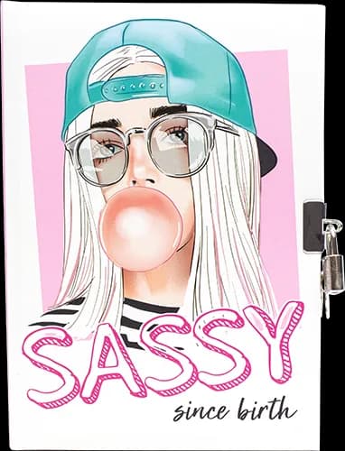 DAGBOG MED LÅS FSC SASSY