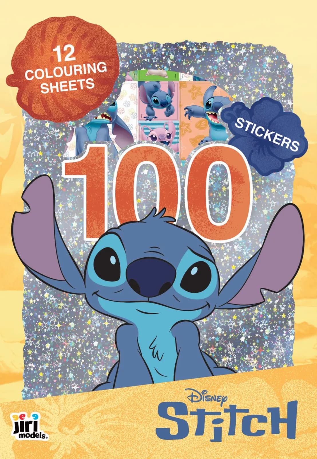 STICKERSSÆT HOLOGRAM 100 STK. / 12 TEGNINGER STITCH