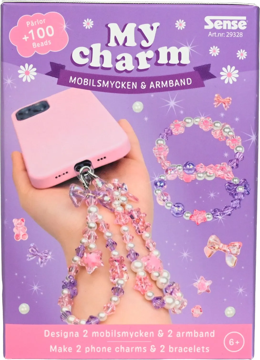 LAV SELV TELEFONSMYKKE OG ARMBÅND 2 TELEFONSMYKKER OG 2 ARMBÅND 3