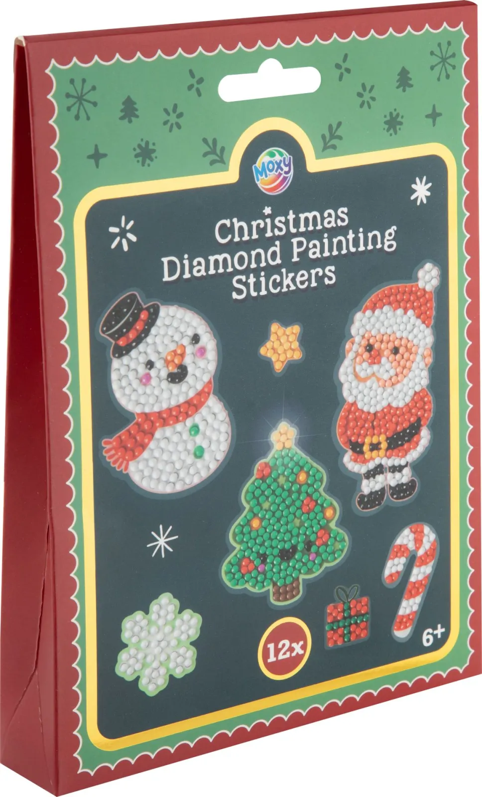 XMAS DIAMOND PAINTING STICKER 12 STK